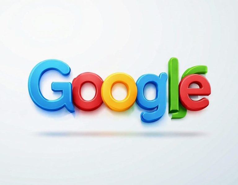 Google-Suchseite mit den Schaltflächen „Google suchen“ und „Ich fühle mich glücklich“.